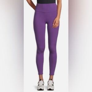 Splits59 Ella Side Stripe Activewear Leisure Leggings, Iris/White, Medium, NWT